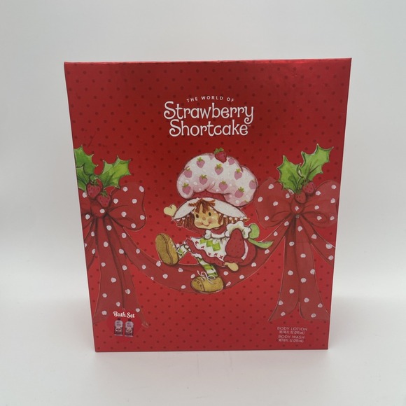 Strawberry Shortcake Other - Strawberry Shortcake Gift Set with 10oz Body Wash And Lotion - Strawberry Cream